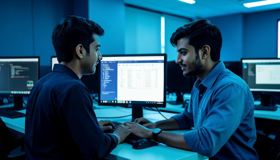 ADCA computer course training at NRK Computer Academy, Benipur