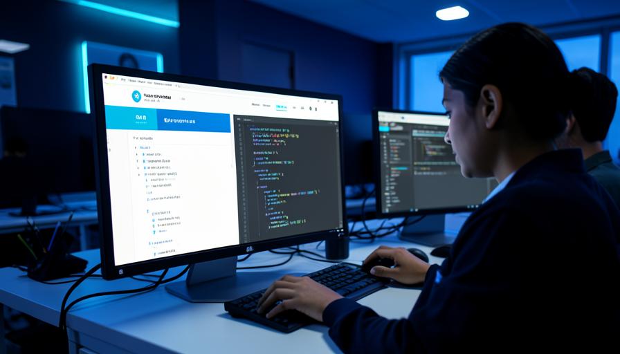 Web Design computer course training at NRK Computer Academy, Benipur